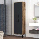 Kalune Design Spintelė Berlin A - Walnut, Anthracite