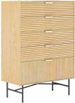 Sideboard BASSEL 80x40xH114cm, 3D melamine