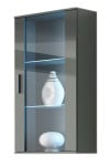 Cama hanging display cabinet SOHO pilkas/pilkas gloss