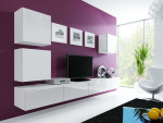 Cama Living room cabinet set VIGO 22 baltas gloss