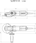 Kampinis šlifuoklis Metabo WEF 9-125