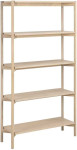 Bookcase OXFORD 86x30xH160cm, baltas