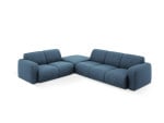 Kairinė kampinė sofa Windsor & Co Lola, 315x250x72 cm, mėlyna