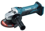 Makita akumuliatorinis kampinis šlifuoklis DGA452Z, 18V, 115 mm, be akumuliatoriaus ir kroviklio