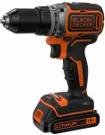 Black & Decker BD ATSUKTUKAS 18V BL186KB 52Nm 2x1,5Ah BL