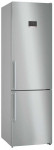 Bosch Serie 6 KGN39AICT fridge-šaldiklis Freestanding 363 L C Sidabrinis