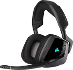 Žaidimų ausinės Corsair Gaming Void Elite RGB su 7.1 Surround Sound, Anglies pluošto spalvos, EU version