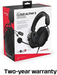 HP Ausinės HYPERX CLOUD ALPHA S/Juodas HX-HSCAS-BK/WW HYPERX