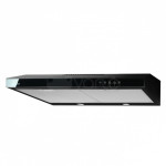 Cooker hood AKPO WK-7 K GLASS 60 JUODA/Juoda SZKŁO (166 m3/h, 600mm, juodos spalvos)