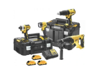 DEWALT.Rinkinys COMBO 18V DCK440L3T (DCD778+DCF787+DCH033+DCL040) 3x3,0Ah TSTAK