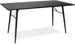 Dining table LUXEMBOURG 160x90xH75cm, juodas