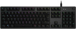 Mechaninė Žaidimų Klaviatūra Logitech G512 Carbon su RGB Apšvietimu, US Tarptautinis Išdėstymas, GX Brown Tactile