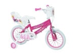 Dviratukas vaikams Huffy Princess 14", baltas/rožinis