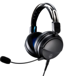 Audio-Technica ATH-GL3BK High-Fidelity žaidimų ausinės su laidu, Juodos