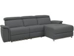 Trivietė sofa Loft Pareli, pilka