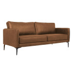 Sofa Home4You Sofia, 195x83x82 cm, ruda