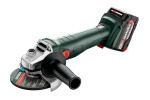 METABO. KAMPINIS ŠLIFULĖLIS W 18 L 9-125 QUICK 2x5,2Ah METABOX