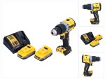 Smūginis gręžtuvas DeWalt DCD 805 E2, 18 V, su akumuliatoriumi ir įkrovikliu