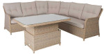 Lauko baldų komplektas Sodo baldų komplektas PACIFIC table, corner sofa