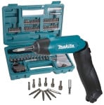 Makita suktuvo ir antgalių rinkinys DF001DW 3,6 V, 81 vnt.