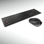 Cherry DW 9500 SLIM Klaviatūra COMBO/WIRELESS Juodas US-ENGLISH / INTE