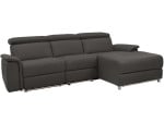 Trivietė sofa Loft Pareli, ruda