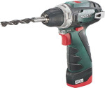 METABO suktuvas-gręžtuvas POWERMAXX BS 12V 34Nm 1x2,0Ah + minkštas krepšys