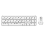 Logitech - Signature Slim Belaidė klaviatūra ir pelė Combo MK950 Off-Baltas NORDIC