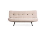 Sofa-lova Asir Misa Small Sofabed v3, smėlio spalvos