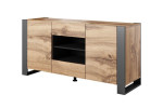 Komoda Cama Meble Wood, 164x44x80 cm, ruda