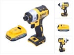 Akumuliatorinis smūginis veržliaraktis DeWalt DCF 887 N 18 V 205 Nm 1/4" + 1x baterija 1,7 Ah - be įkroviklio