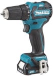 Makita DF332DSAJ Akumuliatorinis gręžtuvas, 12VMAX, 2x2,0 Ah Li-ion 35/21 Nm, 1,0kg, LED 2-greičiai, MAKPACK