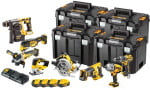 DEWALT Rinkinys COMBO 18V DCK865P4T (DCD796, DCF899H, DCS367, DCH273, DCS334, DCG405, DCS355, DCS570) 4x5,0Ah 4xTSTAK