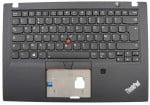 Klaviatūra Lenovo C-Cover w/KB (French) BL (Liteon) and FPR, Juodas w/