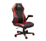 Žaidimų kėdė White Shark Dervish Gaming Chair, Juoda-raudona