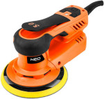 Neo Tools 350 W ekscentrinis šlifuoklis, be šepetėlių 150 mm