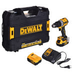 Smūginis gręžtuvas-suktuvas DeWalt DCD805P2T-QW; 18 V; 2x5,0 Ah akum.