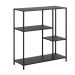 Bookcase NEWCASTLE 79,5x30xH86cm, juodas