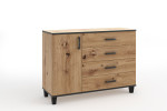 Komoda ADRK Furniture POL02, ruda