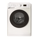 INDESIT | Skalbimo mašina | MTWSA 61294 WK EE | Energy efficiency class C | Front loading | Skalbimo talpa 6kg | 1151 RPM | Gylis 42.5 cm | Plotis 59.5 cm | Ekranas | Big Digit | Baltas