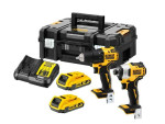 DEWALT COMBO RINKINYS 18V ATSUKTUVAS DCD708 + VARUOTUVAS DCD809 2x2.0Ah TSTAK DCK2061D2T