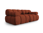 Modulinė sofa Micadoni Bellis, 188x94x64 cm, oranžinė