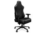 Žaidimų kėdė Yumisu 2053 Natural Leather Gaming Chair, Juoda