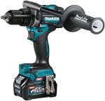 Makita HP001GD201 Smūginis Akumuliatorinis gręžtuvas-suktuvas XGT, 140/68NmNM, bešepetėlinis variklis, 13mm metalinis griebtuvas, 2X2.5Ah, greitasis kroviklis; MAKPAC lagaminas