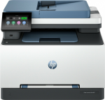 HP Color LaserJet Pro 3302fdn All-in-One Spausdintuvas - A4 spalvotas lazerinis, spausdinimas/dvipusis kopijavimas ir nuskaitymas/faksas, automatinis dokumentų tiektuvas, automatinis dvipusis, LAN, 25 ppm, 150-2500 puslapių per mėnesį (pakeičia M283fdn)