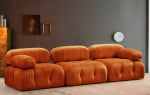 Sofa Asir Bubble L1-O1-1R, oranžinė