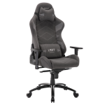 Žaidimų kėdė L33T Elite V4 (Soft Canvas) Gaming Chair, Tamsiai pilka