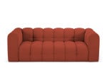 Sofa Micadoni Mellow, 220x106x75 cm, oranžinė