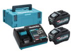 MAKITA Rinkinys ZASILAJĄCY 40V XGT (BL4050Fx2+DC40RB) (UN3480)