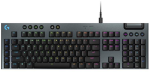 Klaviatūra Logitech G915 X su laidu G KB/Juodas - US INTL - EMEA28I-935